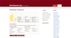 Desktop Screenshot of ferienhauser.com