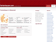 Tablet Screenshot of ferienhauser.com